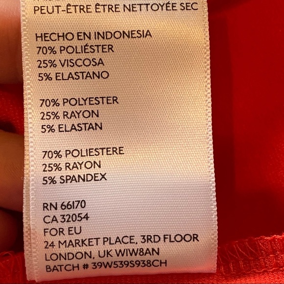 Urban Outfitters Silence + Noise red mini skirt XS - Picture 7 of 7